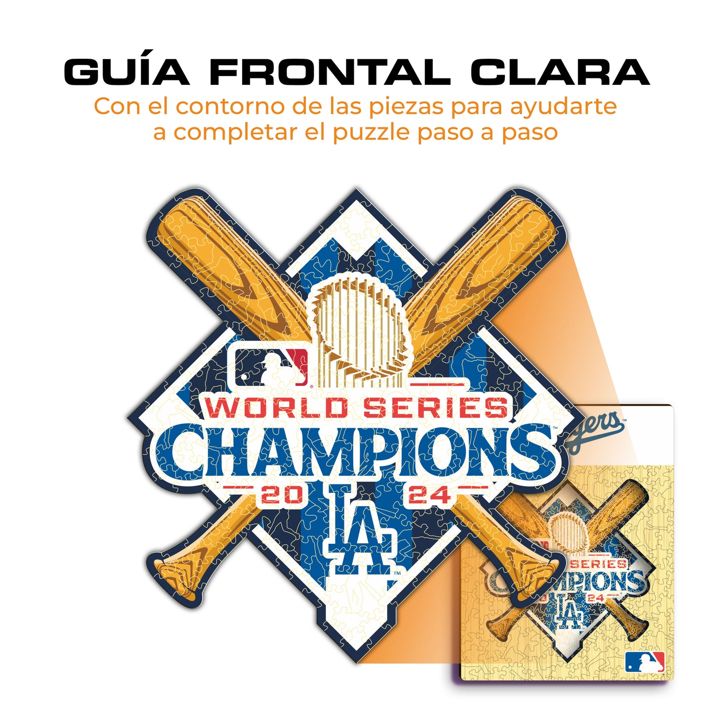 Los Angeles Dodgers™ 2024 World Series - Rompecabezas de Madera