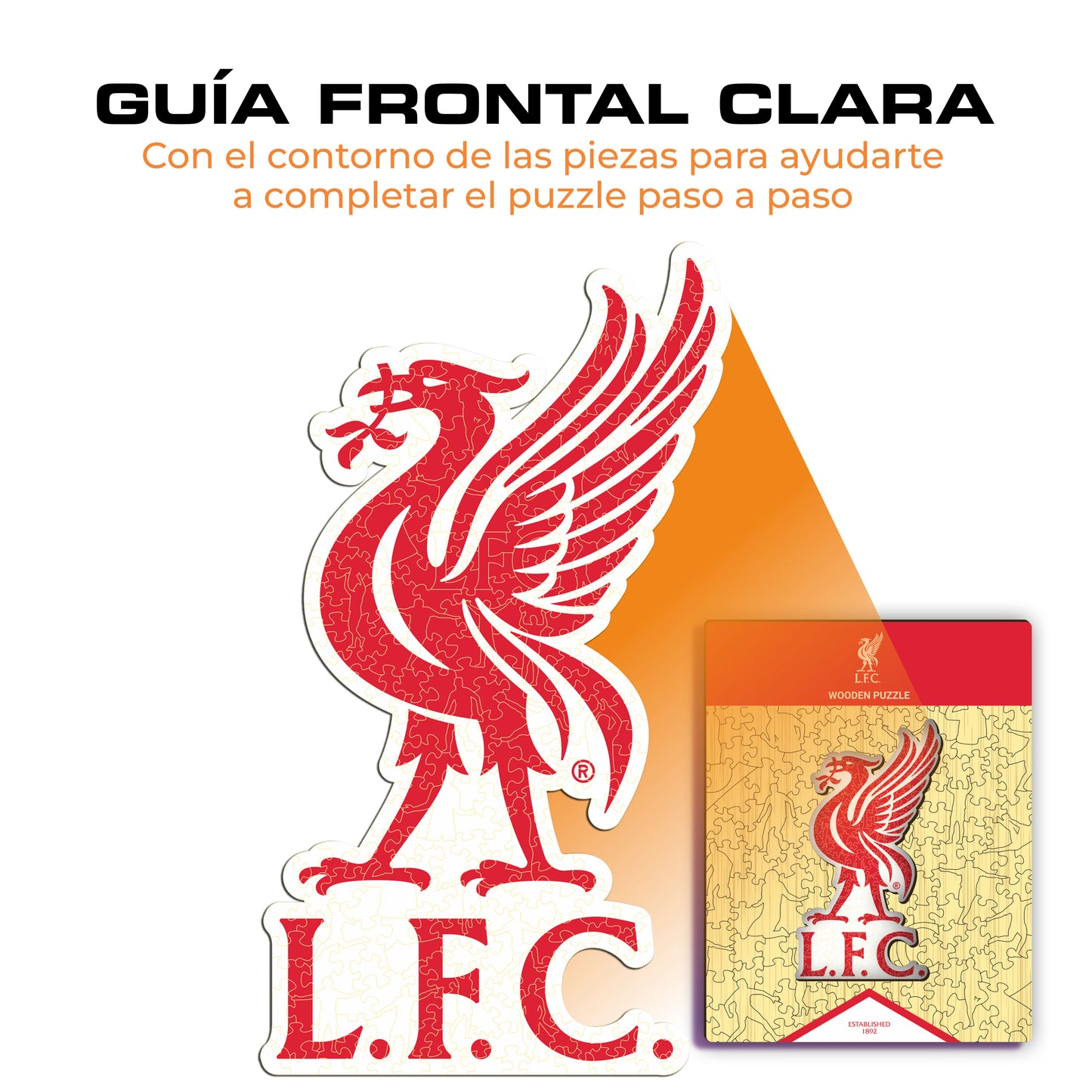 Liverpool FC® Classic Escudo - Rompecabezas de Madera
