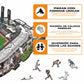 Atlanta Braves™ Truist Park - Rompecabezas de Madera