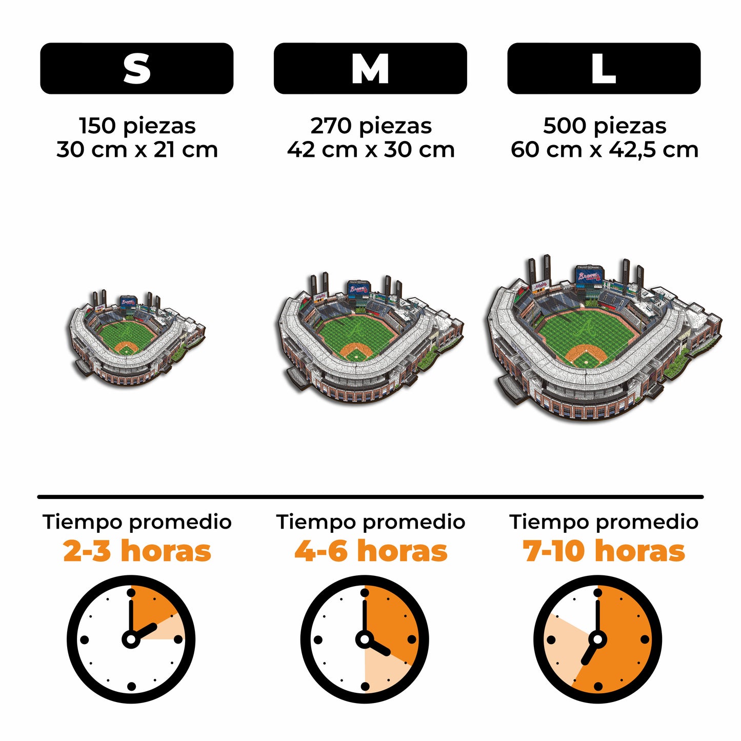 Atlanta Braves™ Truist Park - Rompecabezas de Madera