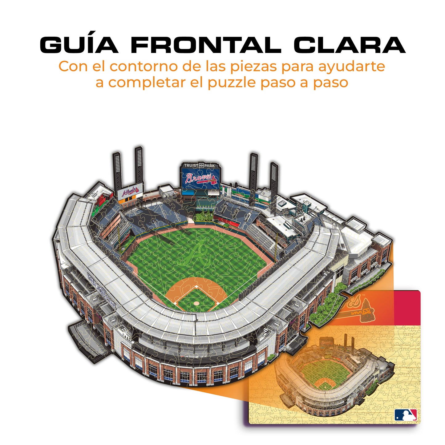 Atlanta Braves™ Truist Park - Rompecabezas de Madera
