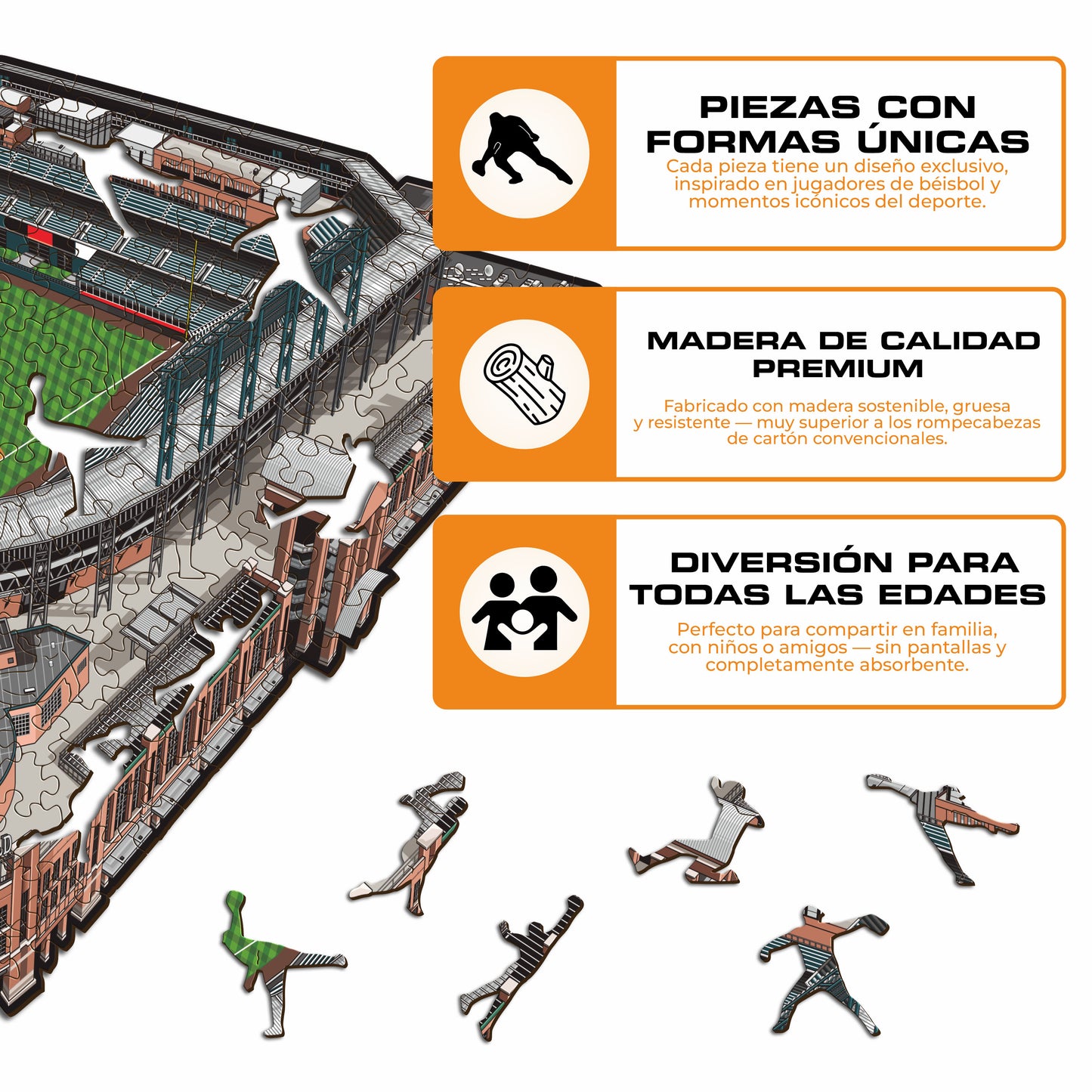 Colorado Rockies™ Coors Field - Rompecabezas de Madera