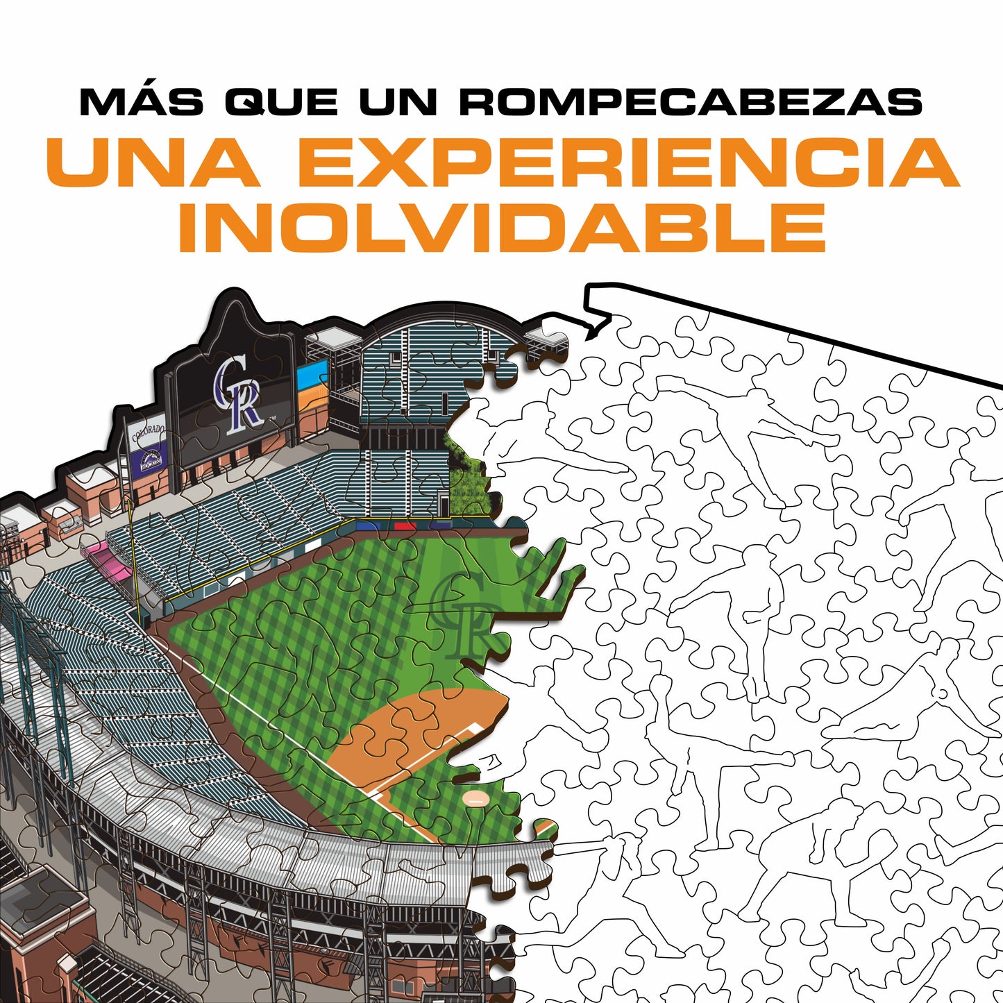 Colorado Rockies™ Coors Field - Rompecabezas de Madera