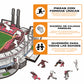 Cincinnati Reds™ Great American Ball Park - Rompecabezas de Madera