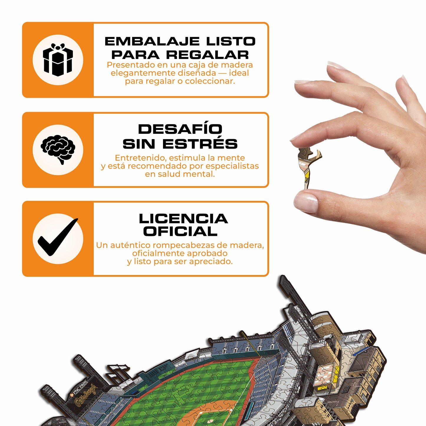 Pittsburgh Pirates™ PNC Park - Rompecabezas de Madera
