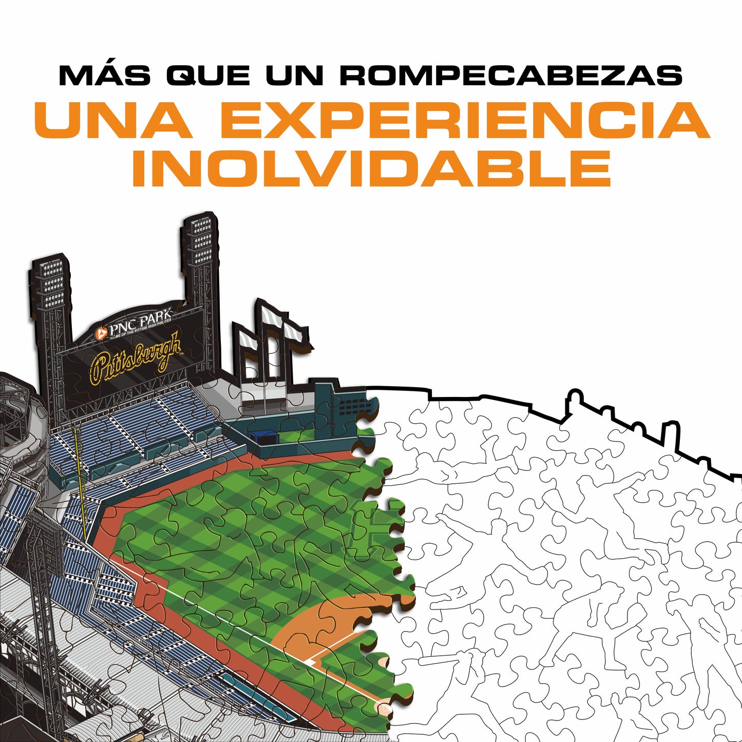 Pittsburgh Pirates™ PNC Park - Rompecabezas de Madera