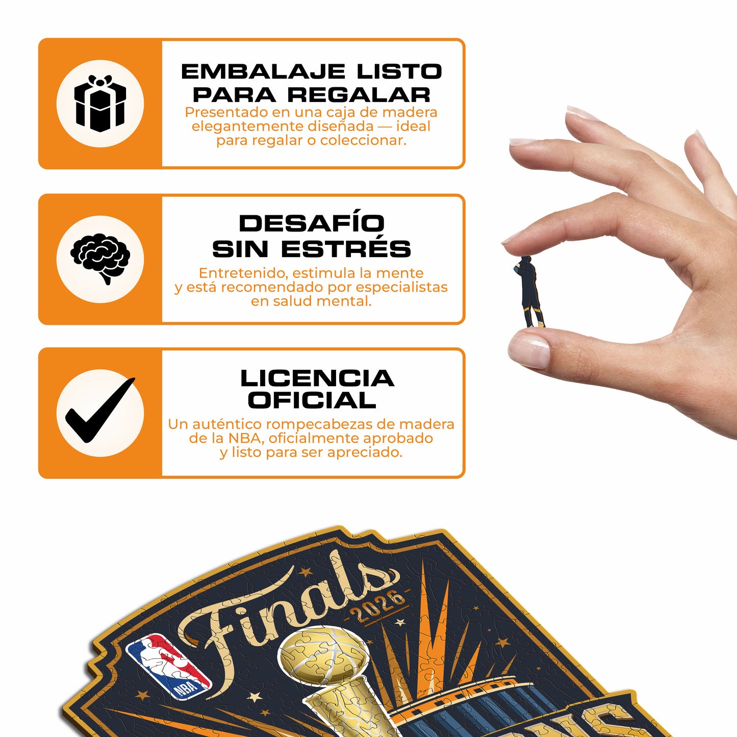 New York Knicks™ 2026 NBA Champions Rompecabezas de Madera