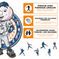 New York Mets™ Mascota - Rompecabezas de Madera