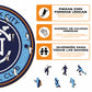 New York City FC® Escudo - Rompecabezas de Madera