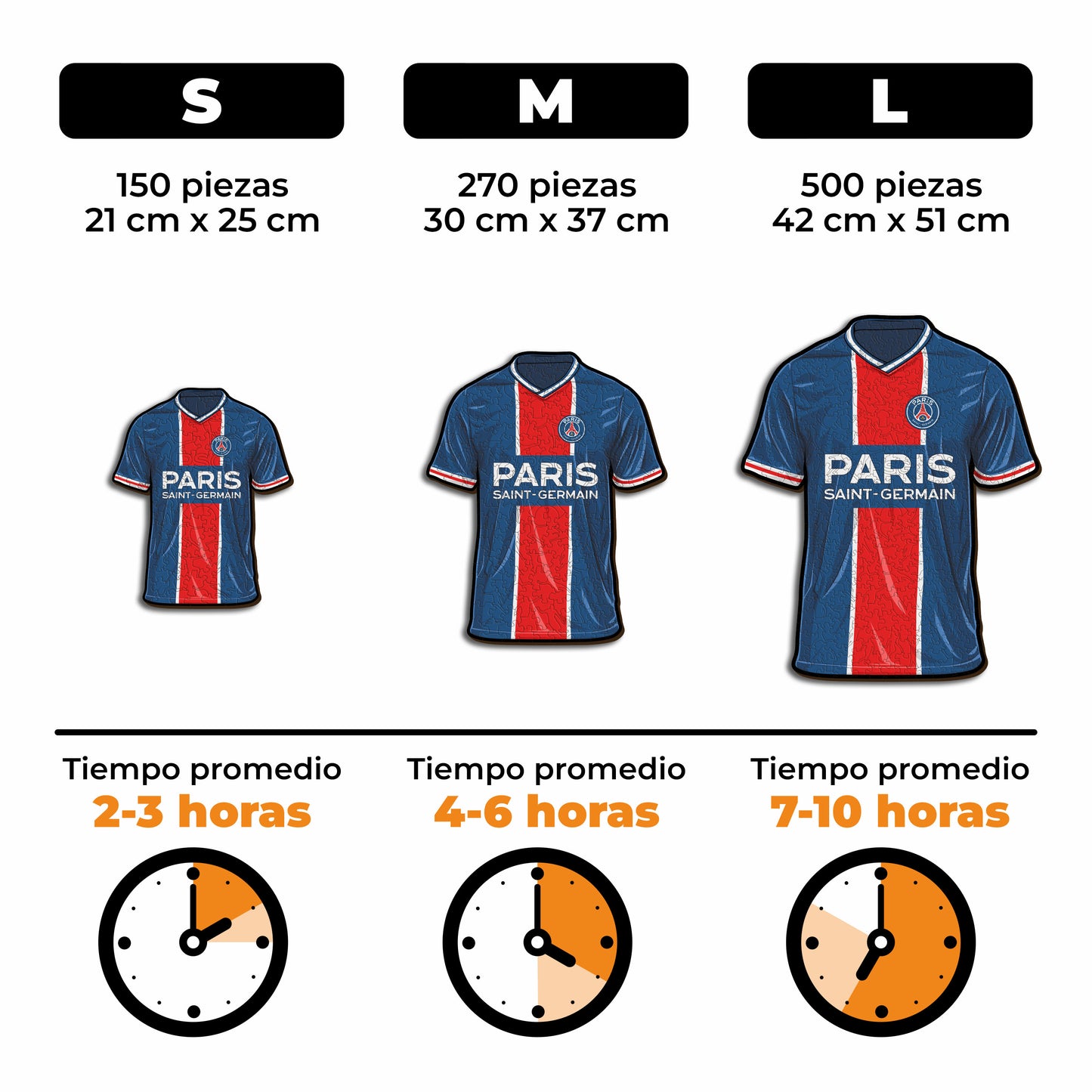 PSG FC® Jersey - Rompecabezas de Madera