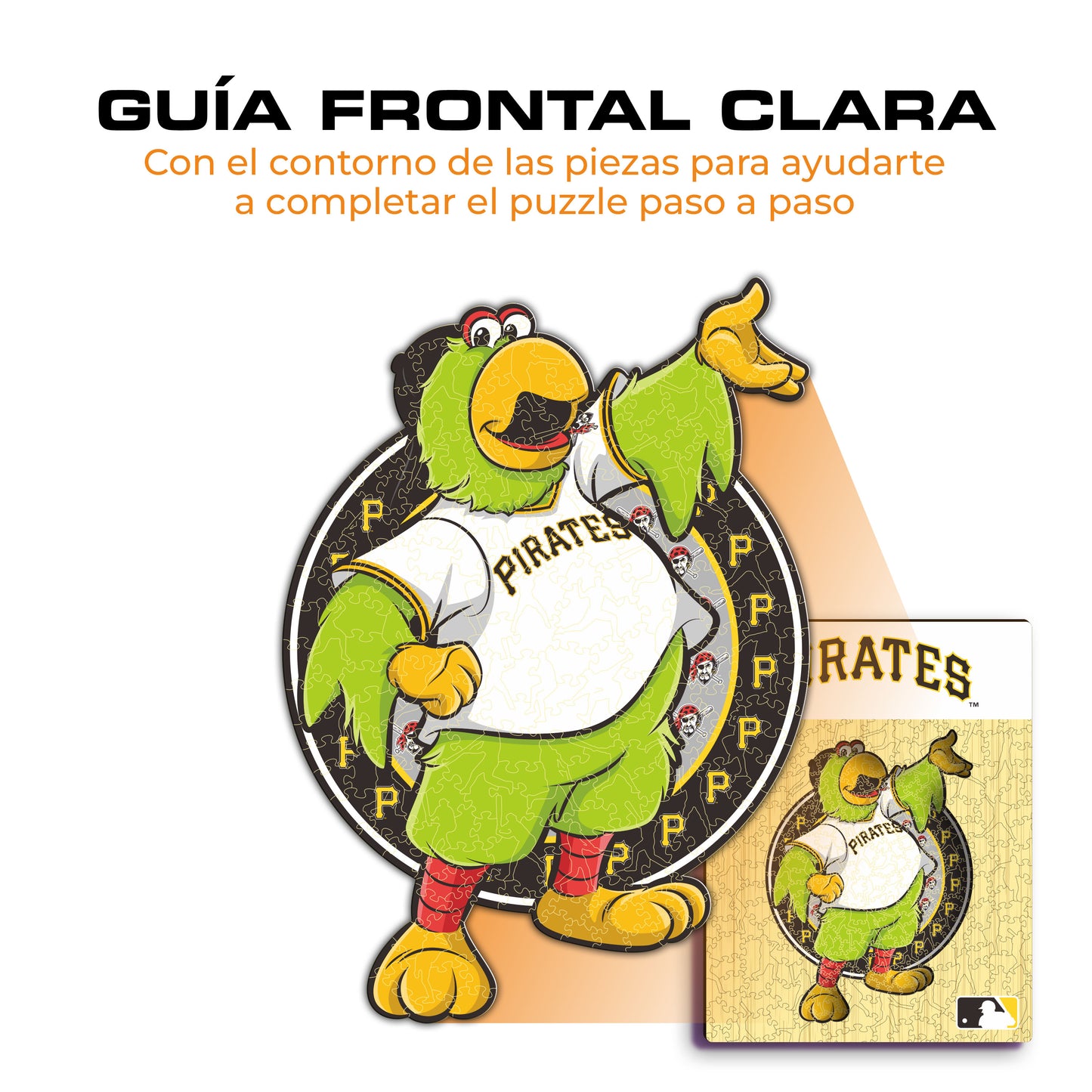 Pittsburgh Pirates™ Mascota - Rompecabezas de Madera