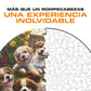 Cachorros en el Jardín - Rompecabezas de Madera