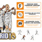Real Madrid CF® 5 Jugadores - Rompecabezas de Madera Oficial (EDICIÓN LIMITADA)