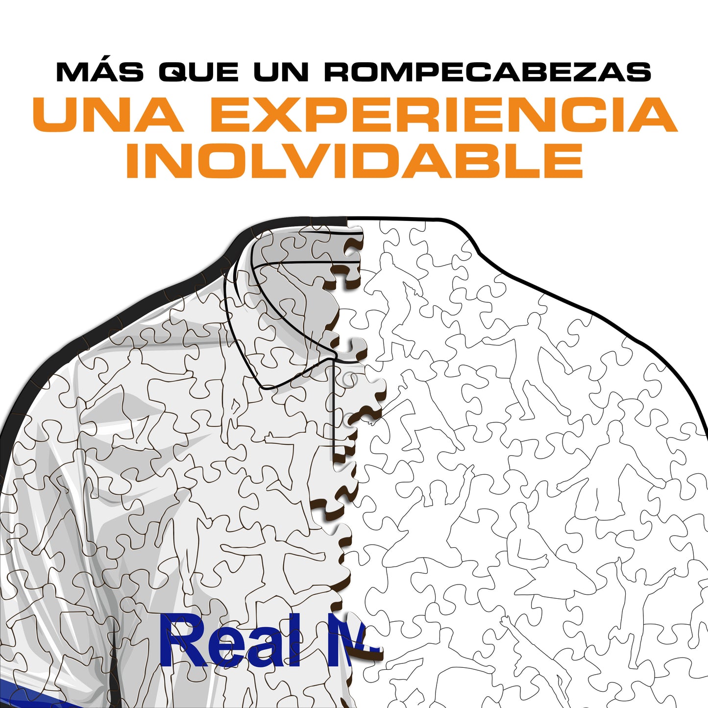 Real Madrid CF® Jersey - Rompecabezas de Madera