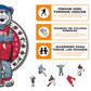 Houston Rockets™ Mascota Rompecabezas de Madera