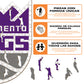 Sacramento Kings™ - Rompecabezas de Madera