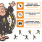 San Diego Padres™ Mascota - Rompecabezas de Madera