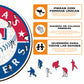 Texas Rangers™ - Rompecabezas de Madera