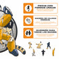 Tigres UANL® Mascota - Rompecabezas de Madera