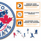 Toronto Blue Jays™ - Rompecabezas de Madera