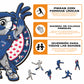 Toronto Blue Jays™ Mascota - Rompecabezas de Madera