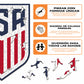 USMNT® Escudo - Rompecabezas de Madera