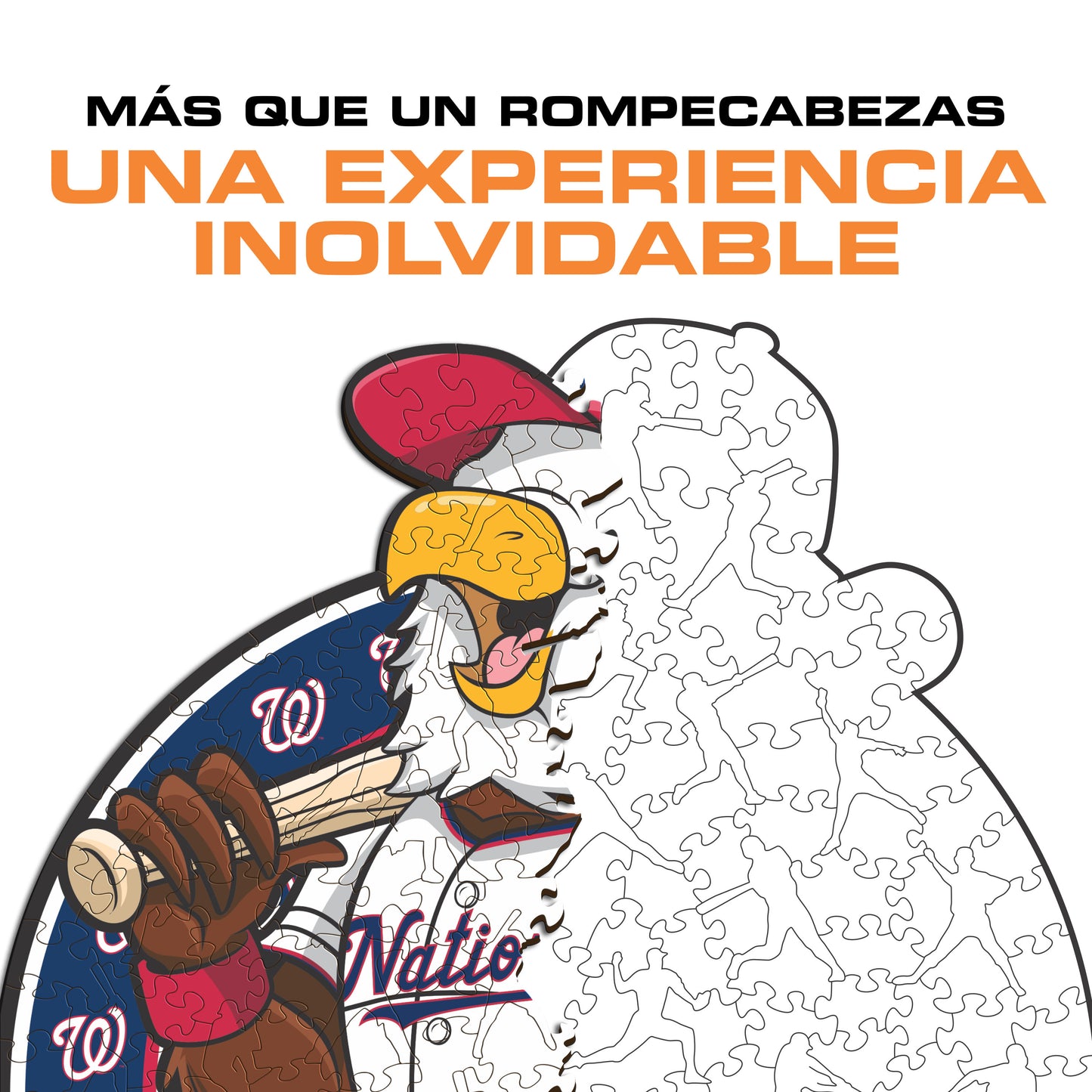 Washington Nationals™ Mascota - Rompecabezas de Madera