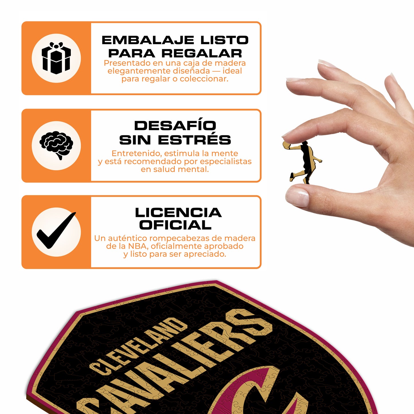 Cleveland Cavaliers™ - Rompecabezas de Madera
