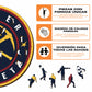 Denver Nuggets™ - Rompecabezas de Madera