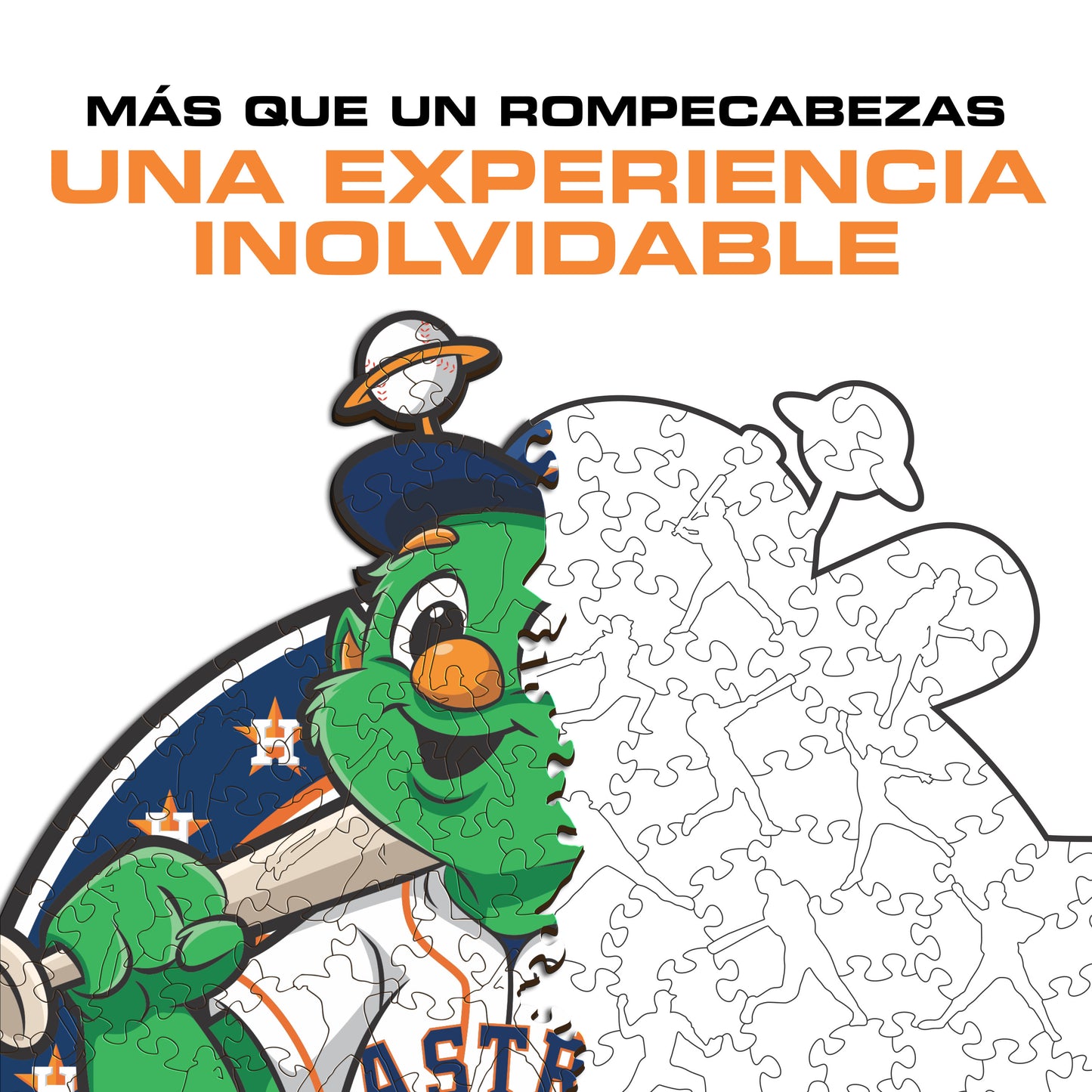 Houston Astros™ Mascota - Rompecabezas de Madera