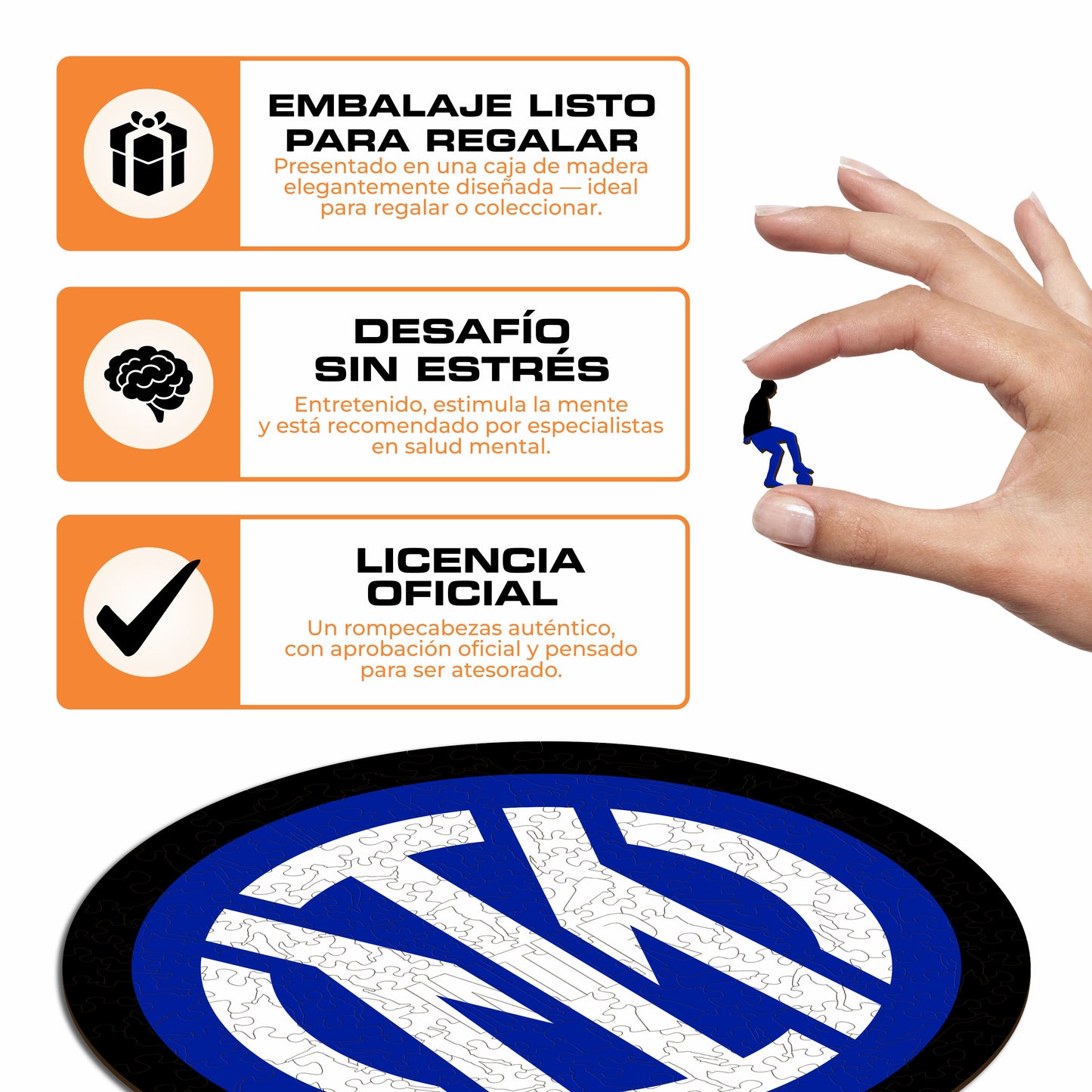 FC Inter® Escudo - Rompecabezas de Madera