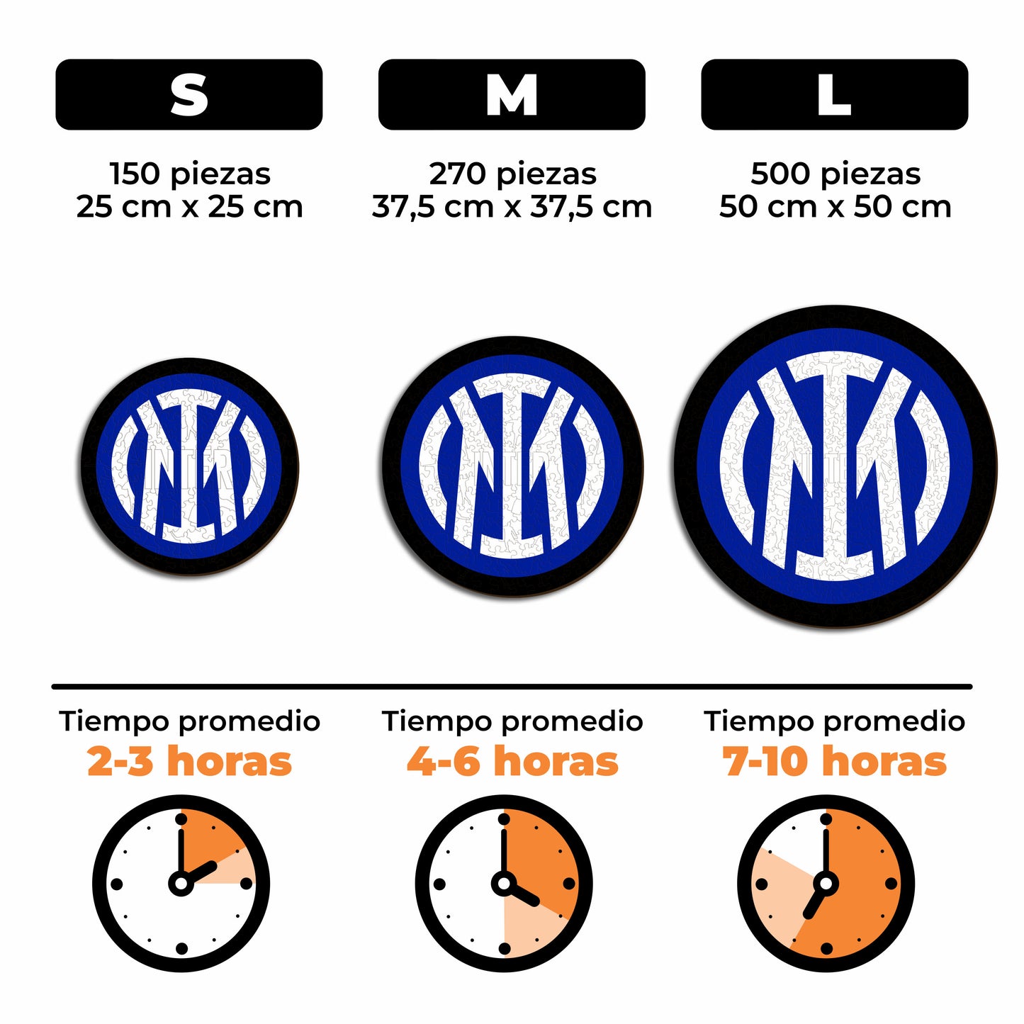 FC Inter® Escudo - Rompecabezas de Madera