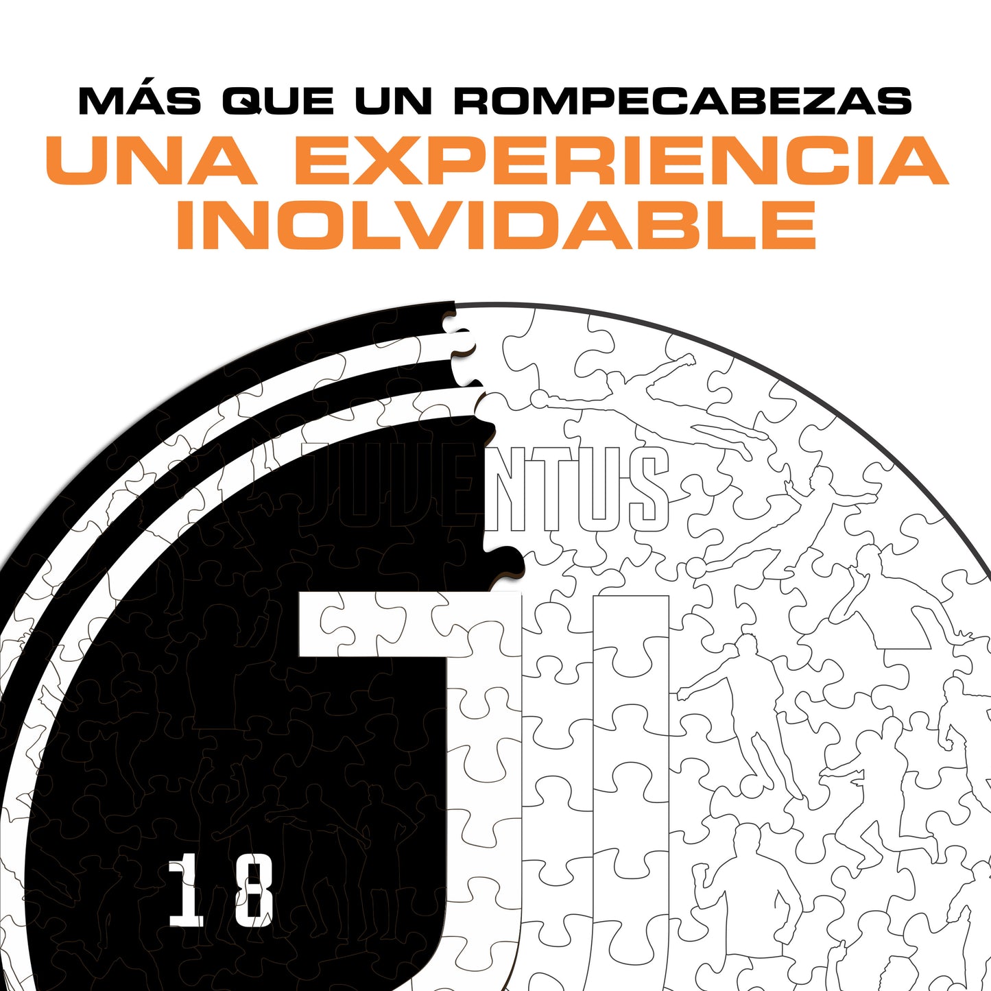 Juventus FC® Escudo - Rompecabezas de Madera