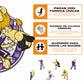 Sacramento Kings™ Mascota Rompecabezas de Madera