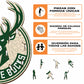 Milwaukee Bucks™ - Rompecabezas de Madera