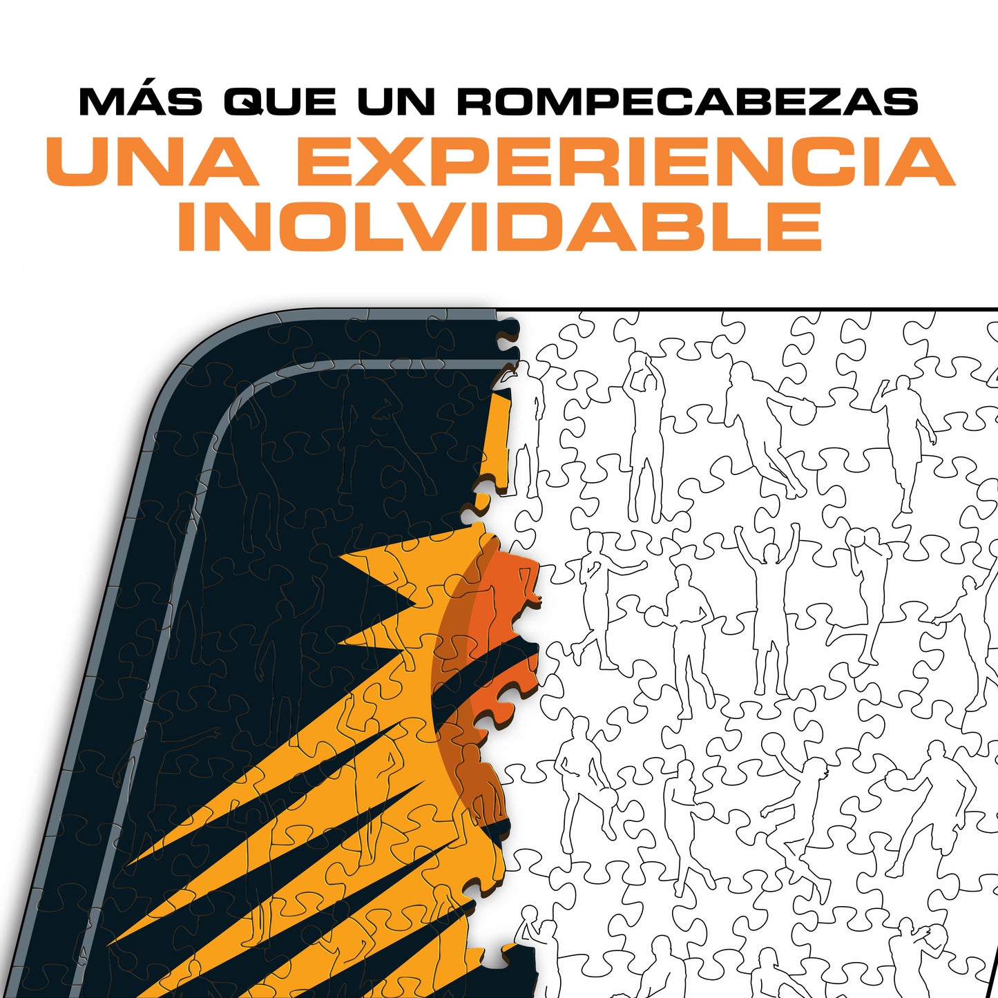 Phoenix Suns™ Logo Rompecabezas de Madera