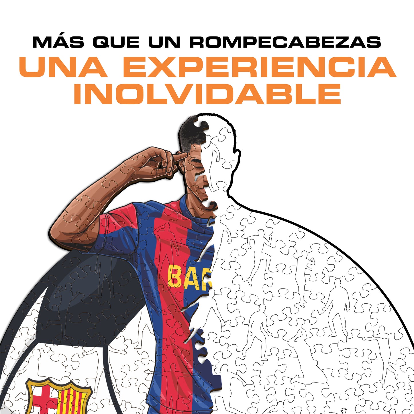 Marcus Rashford - Rompecabezas de Madera Oficial