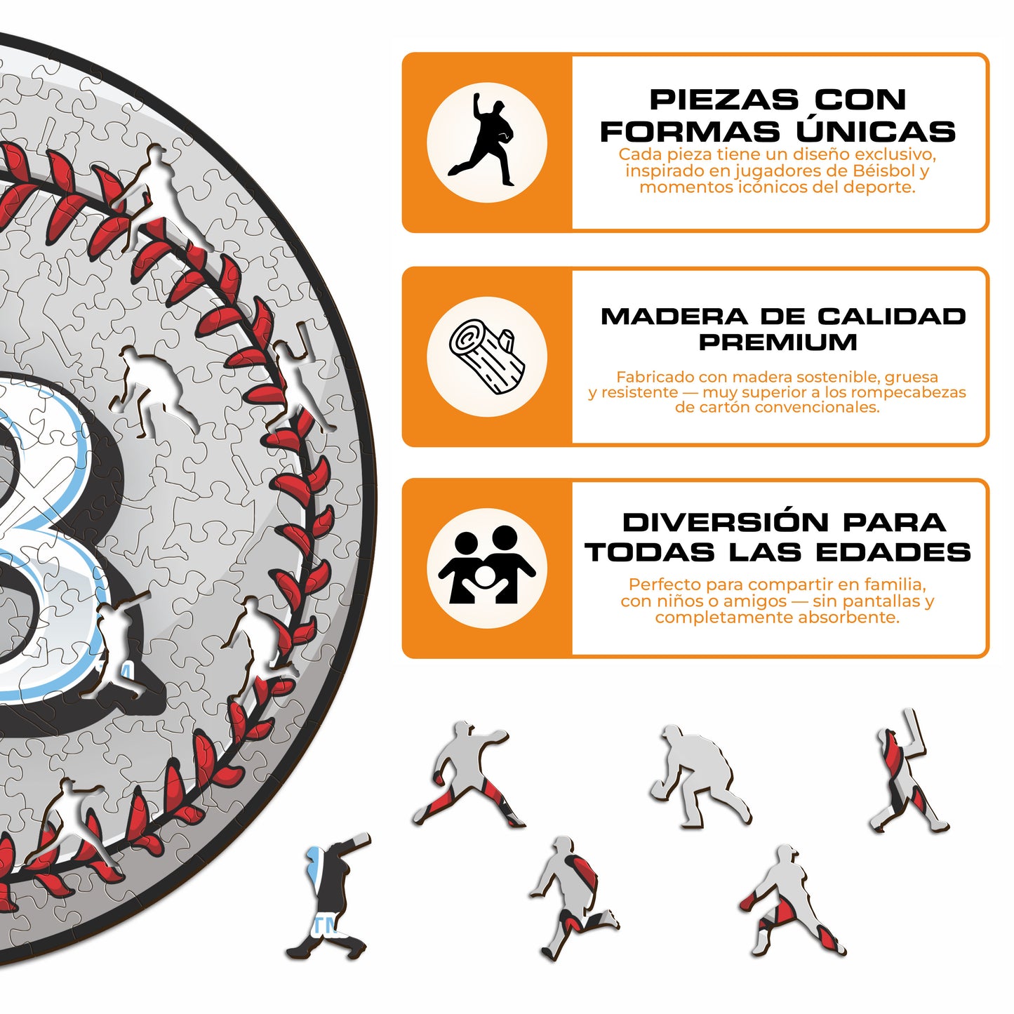Tampa Bay Rays™ - Rompecabezas de Madera