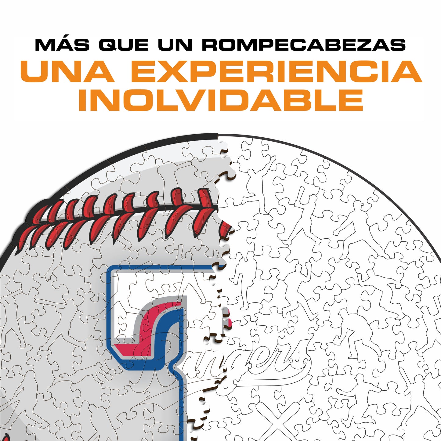 Texas Rangers™ - Rompecabezas de Madera