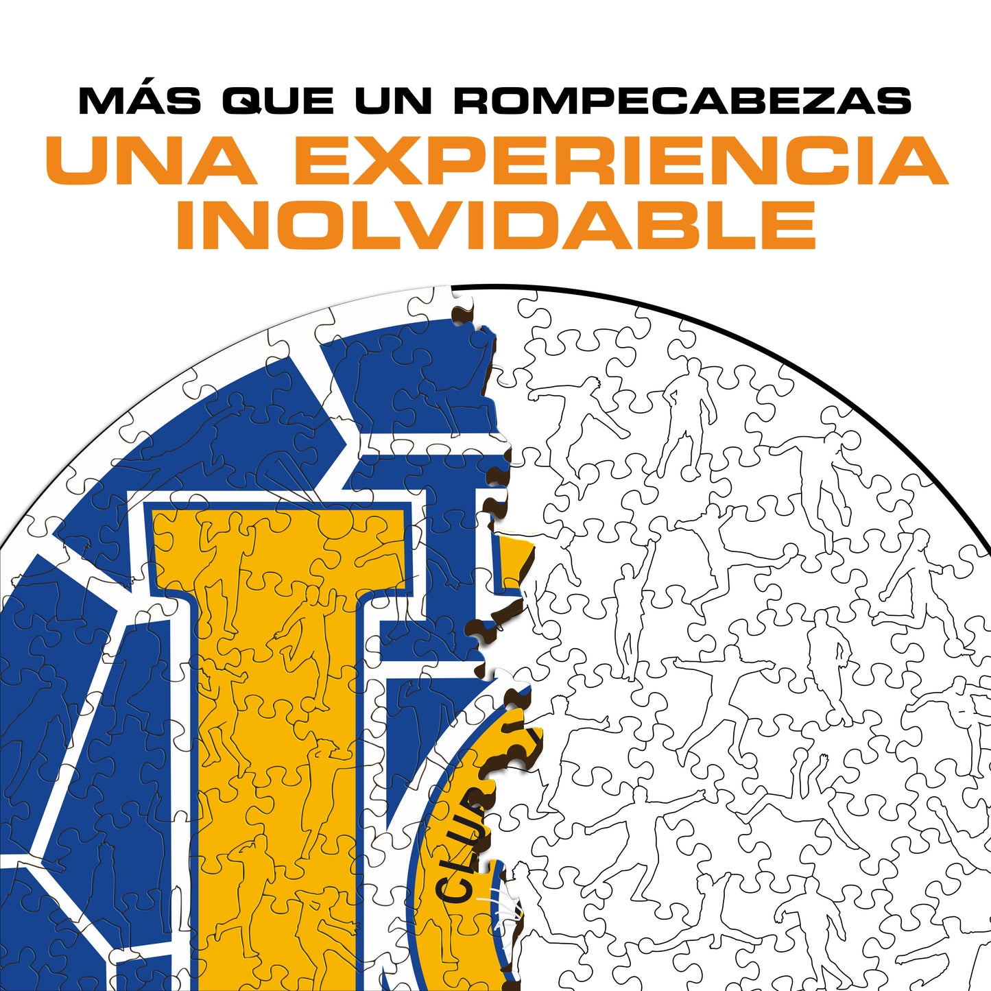 Tigres UANL® Retro Escudo - Rompecabezas de Madera