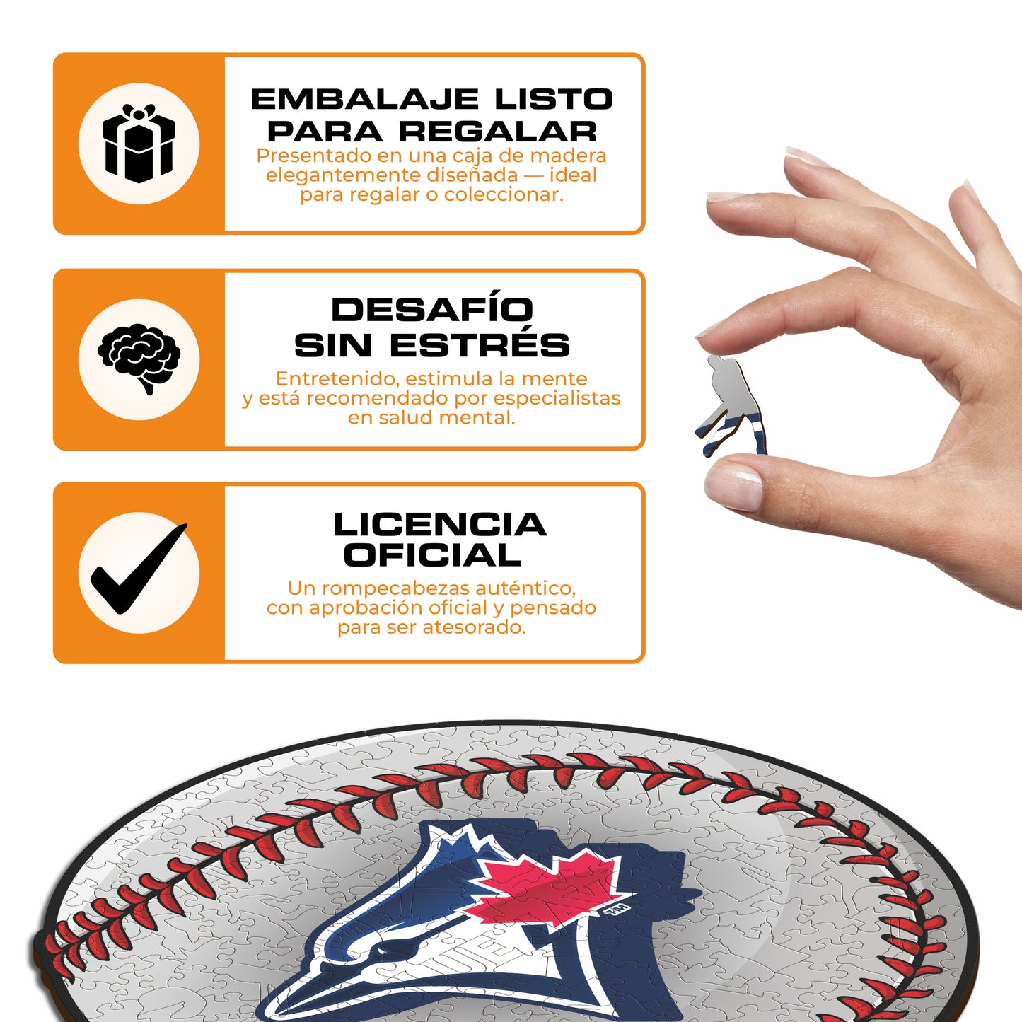 Toronto Blue Jays™ - Rompecabezas de Madera