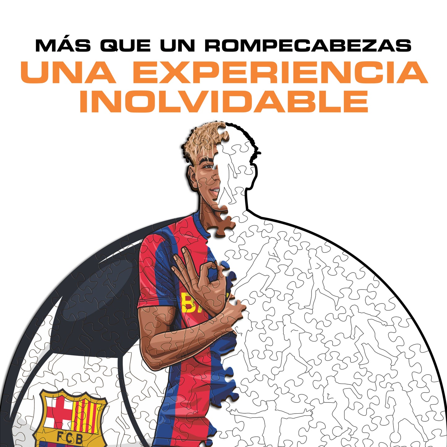 Lamine Yamal - Rompecabezas de Madera Oficial