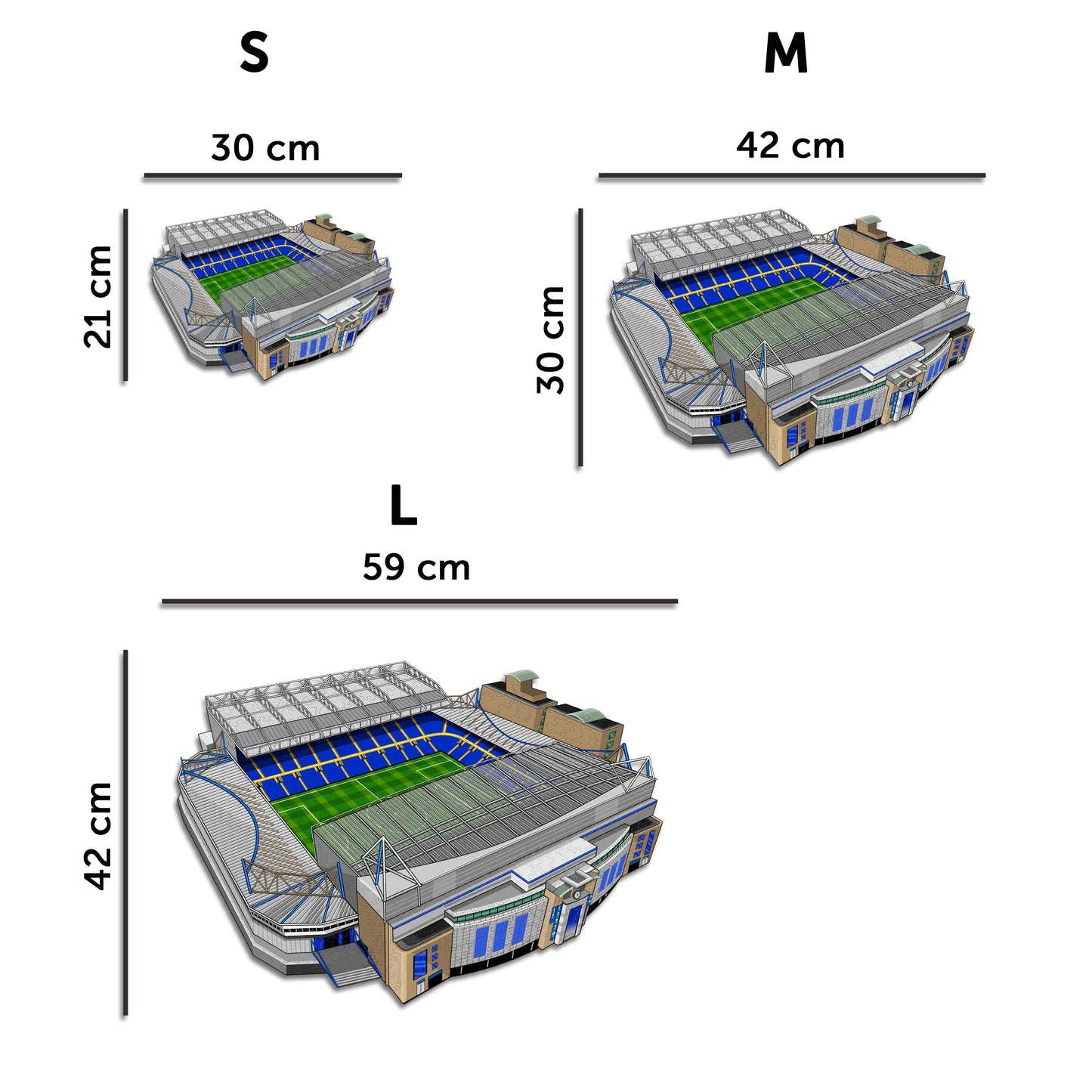 Chelsea FC® Stamford Bridge - Rompecabezas de Madera