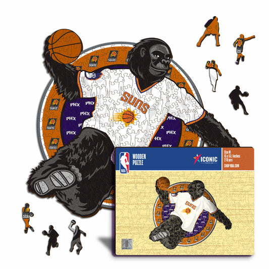 Phoenix Suns™ Mascota Rompecabezas de Madera