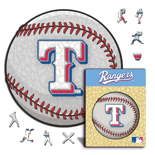Texas Rangers™ - Rompecabezas de Madera