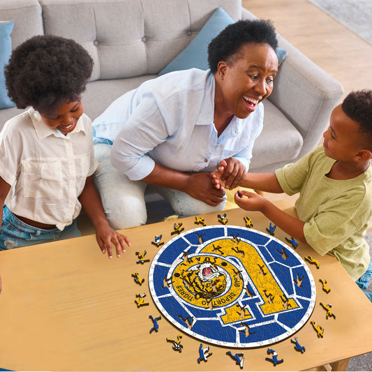 Tigres UANL® Retro Escudo - Rompecabezas de Madera