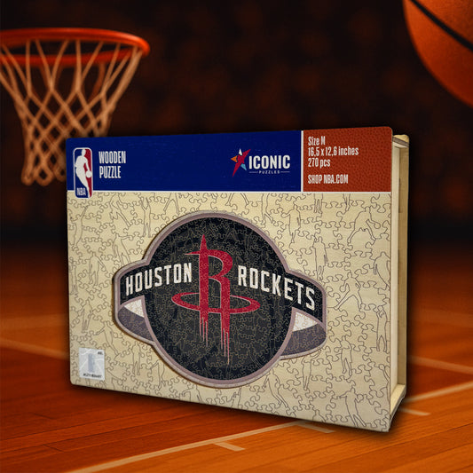 Houston Rockets™ - Rompecabezas de Madera