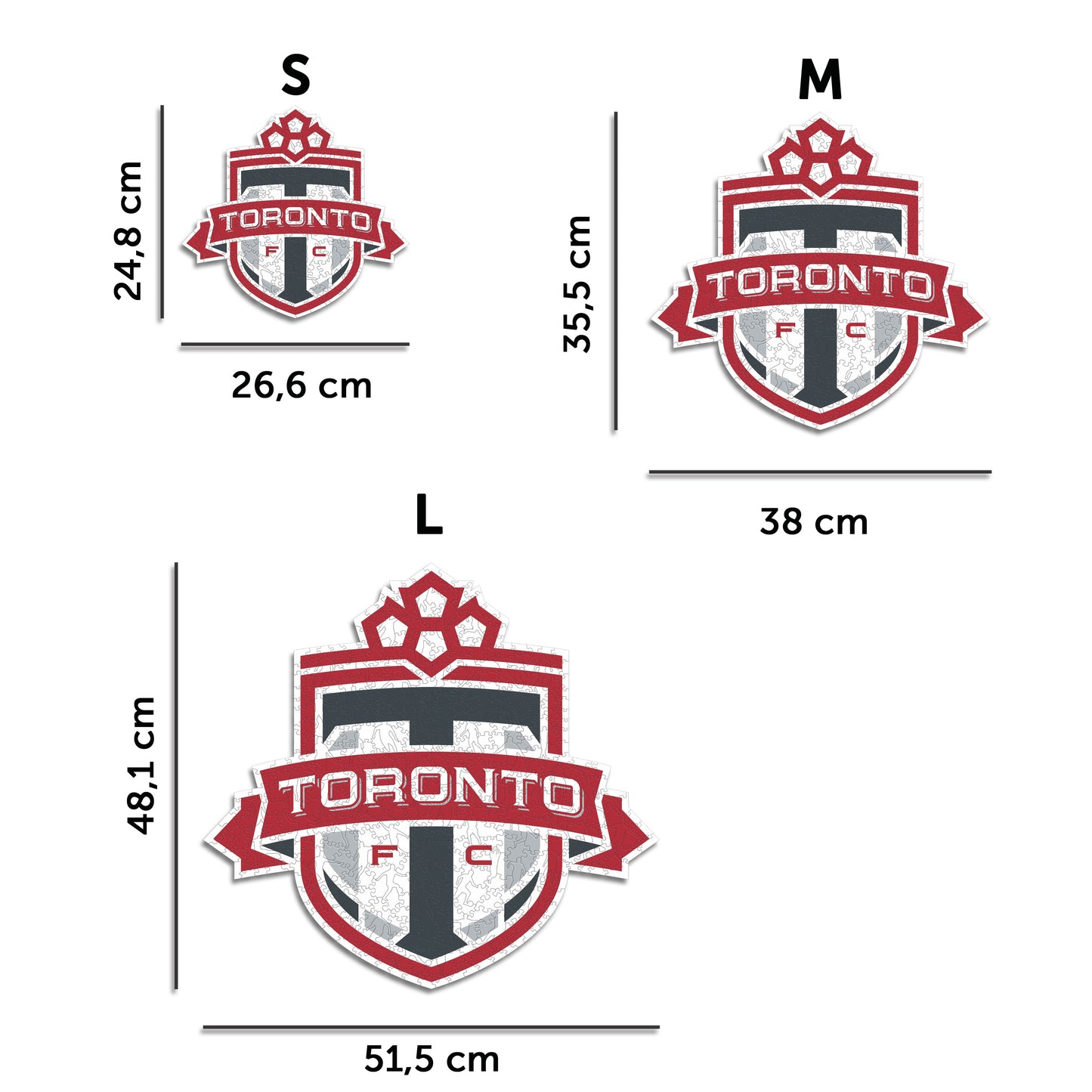 Toronto FC® Escudo - Rompecabezas de Madera