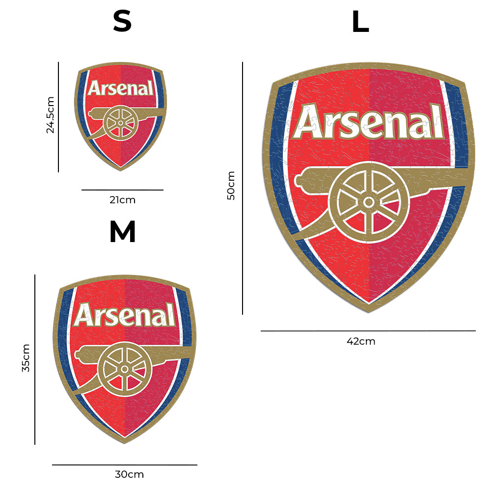 2 PACK Arsenal FC® Escudo + Retro Logo