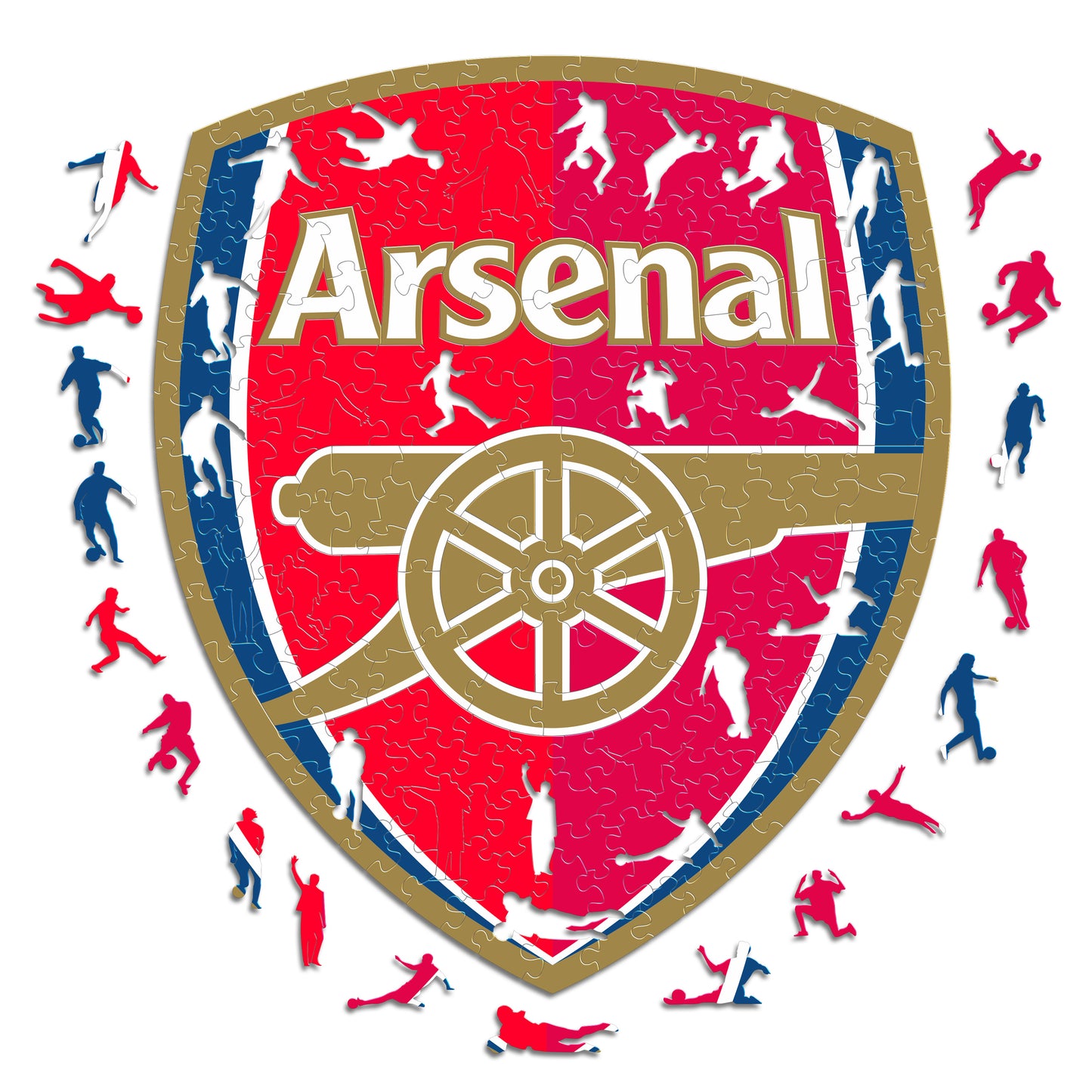 2 PACK Arsenal FC® Escudo + Retro Logo